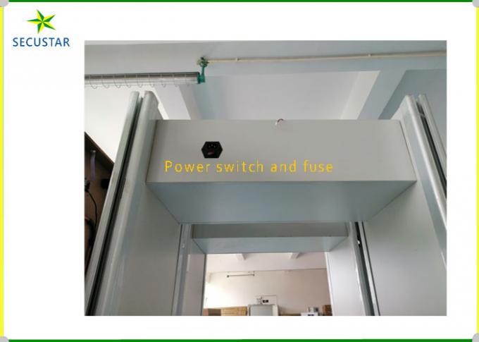 15w van de het Metaaldetector van het deurkader het Hotelveiligheid die Lichaamsscanner Waterdichte IP55 controleren 1